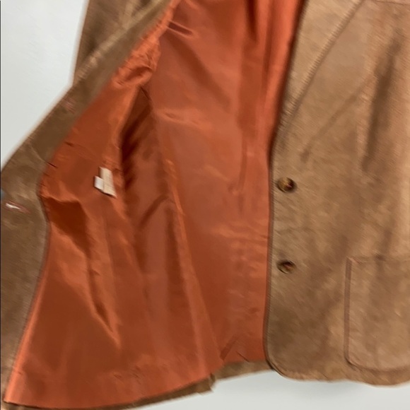 Vintage Suede Leather Blazer size 12(m/l) - Picture 14 of 16